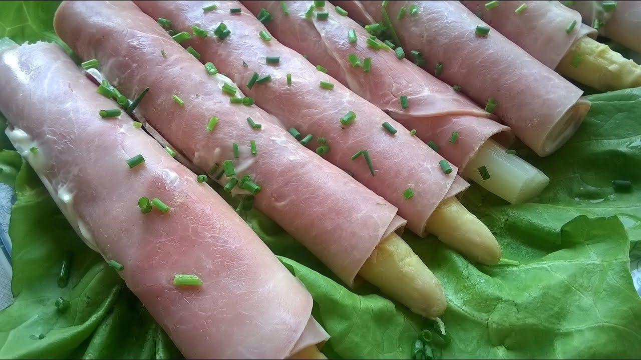 Roulade dâ€™asperges au jambon 