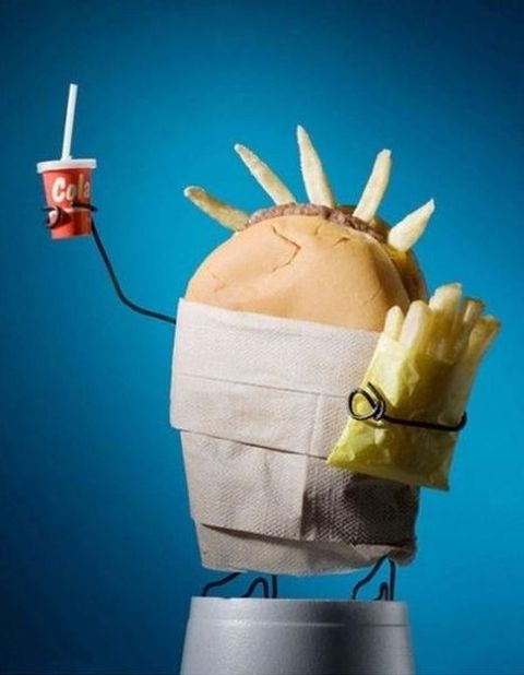 Burger libertÃ© au bleu   